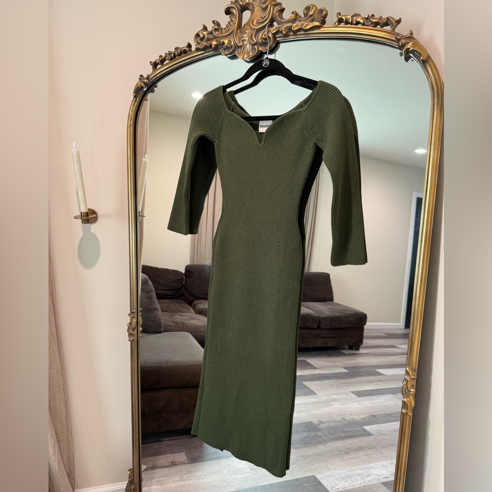 Khaite Green Dress. - Picture 3 of 15